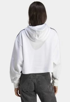 Adidas Originals Classics Crop - Sweatshirt - White -Adidas Shop 662dc80237a54affa96d5f81bde3418b