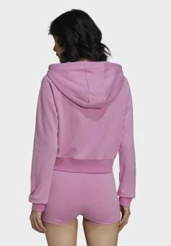 Adidas Originals Zip-Up Sweatshirt - Pink -Adidas Shop 6647c7a4133945a4bc01914de7d6ace1