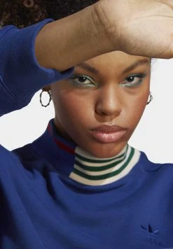 Adidas Originals Originals Collar- Sweatshirt - Victory Blue -Adidas Shop 66bf51c8c43a4fad8f08e5018f87e745