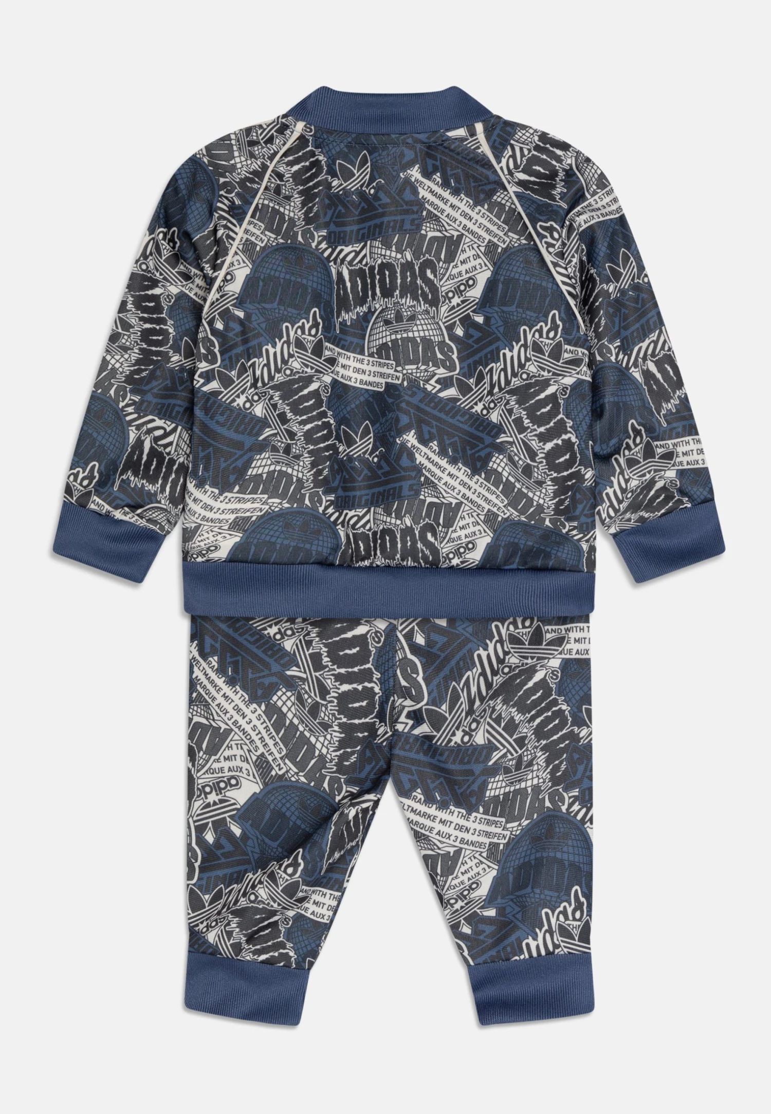 Adidas Originals Set Unisex - Zip-Up Sweatshirt - White/Black/Steel 4 Adidas Originals Set Unisex - Zip-Up Sweatshirt - White/Black/Steel - Image 2