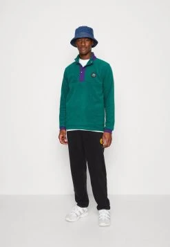 Adidas Originals Snap- Fleece Jumper - Collegiate Green -Adidas Shop 680bea82f00349efa11eb7fdc37038ff