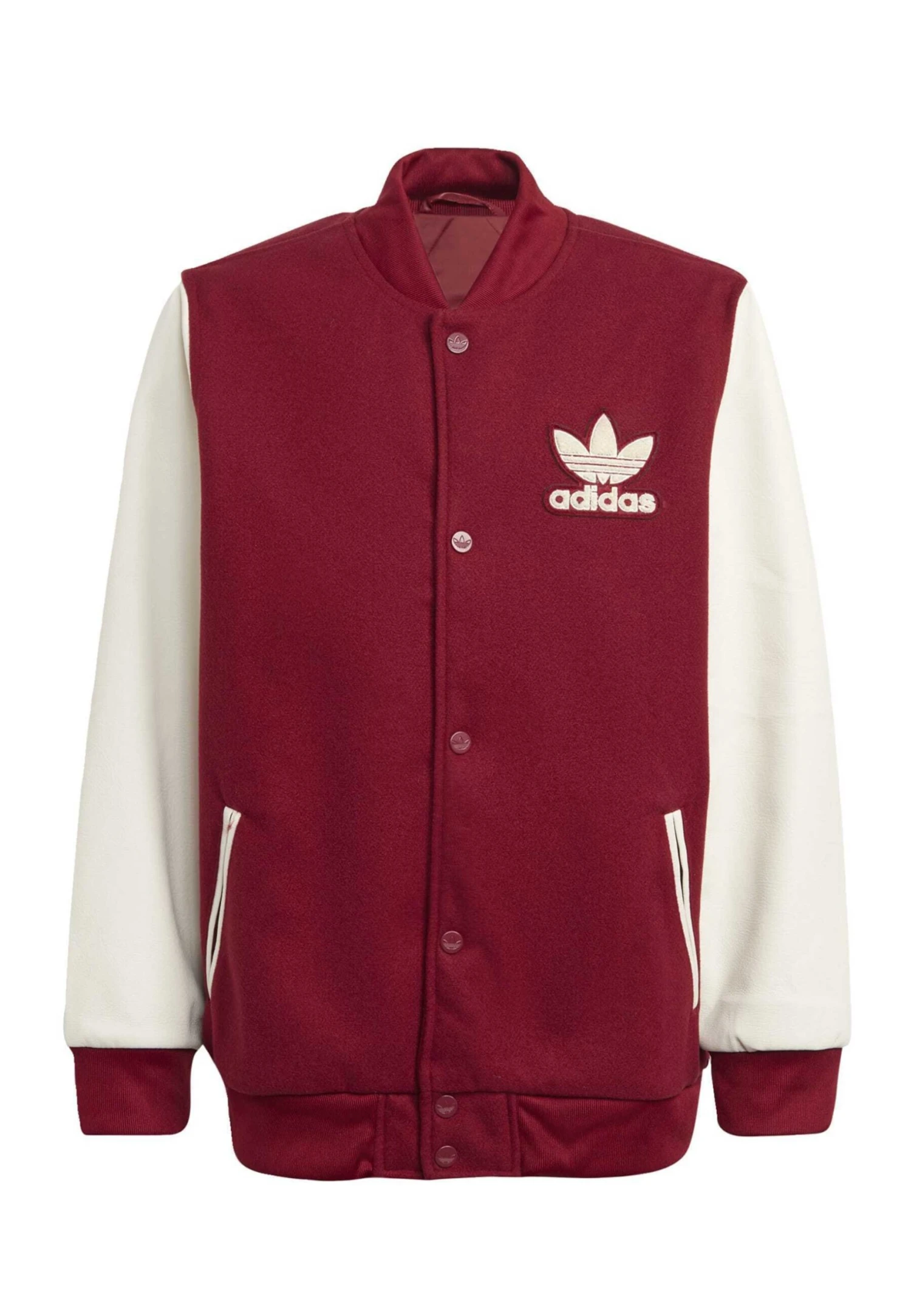 Adidas Originals Junior Unisex - Bomber Jacket - Collegiate Burgundy 5 Adidas Originals Junior Unisex - Bomber Jacket - Collegiate Burgundy - Image 3