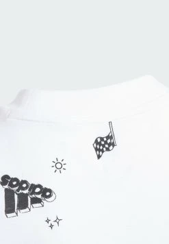 Adidas Sportswear Brand Love Allover Print - Print T-Shirt - White Black -Adidas Shop 686258c3c62145eb834314f32268bedf