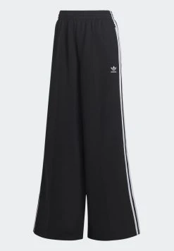 Adidas Originals Relaxed Wide Leg - Tracksuit Bottoms - Black -Adidas Shop 68795f20c1c14ea78a465497a81918ff