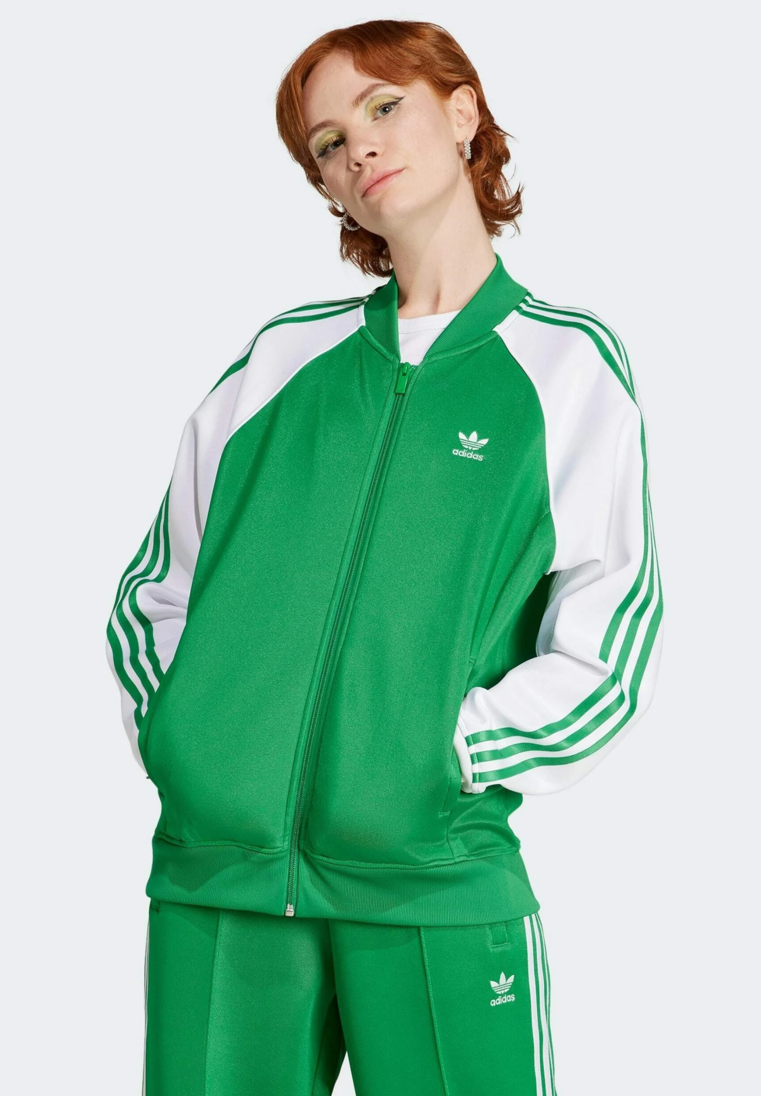 Adidas Originals Sst Tt Os - Training Jacket - Green 3 Adidas Originals Sst Tt Os - Training Jacket - Green