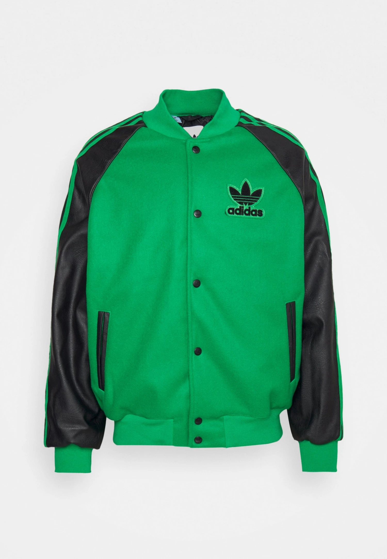 Adidas Originals Varsity - Bomber Jacket - Green/Black 9 Adidas Originals Varsity - Bomber Jacket - Green/Black - Image 7