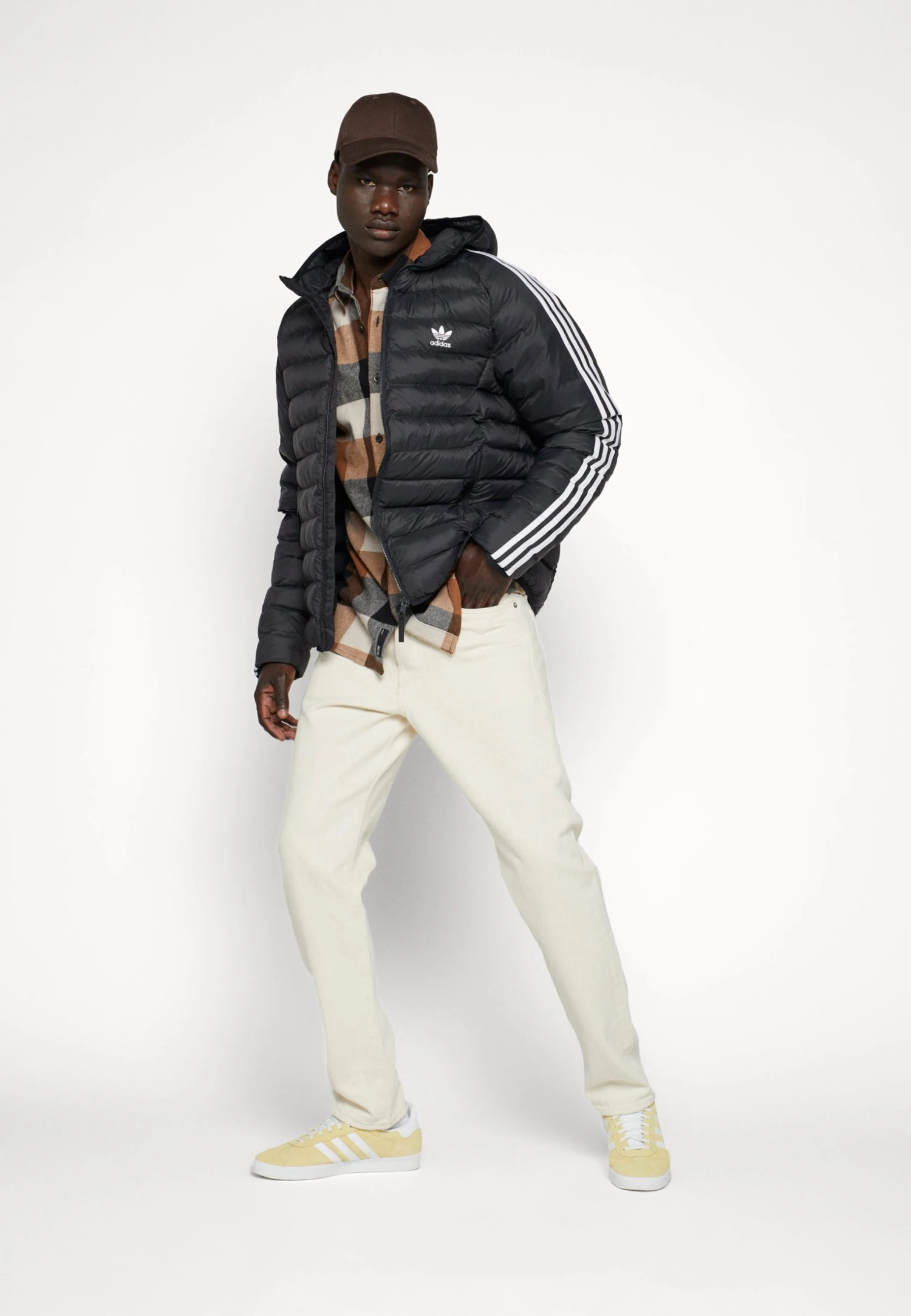 Adidas Originals Pad Hooded Puff - Winter Jacket - Black/White 7 Adidas Originals Pad Hooded Puff - Winter Jacket - Black/White - Image 5