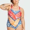 Adidas Sportswear Farm Rio Plus Size - Swimsuit - Vivid Red Bliss Pink -Adidas Shop 6ae4afe32b894ba8884d8a4d2d920e36