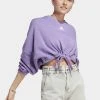 Adidas Sportswear Dance Cropped Versatile- Sweatshirt - Violet Fusion Violet Fusion -Adidas Shop 6c7f367713a8416bb6ba668e053b7adf