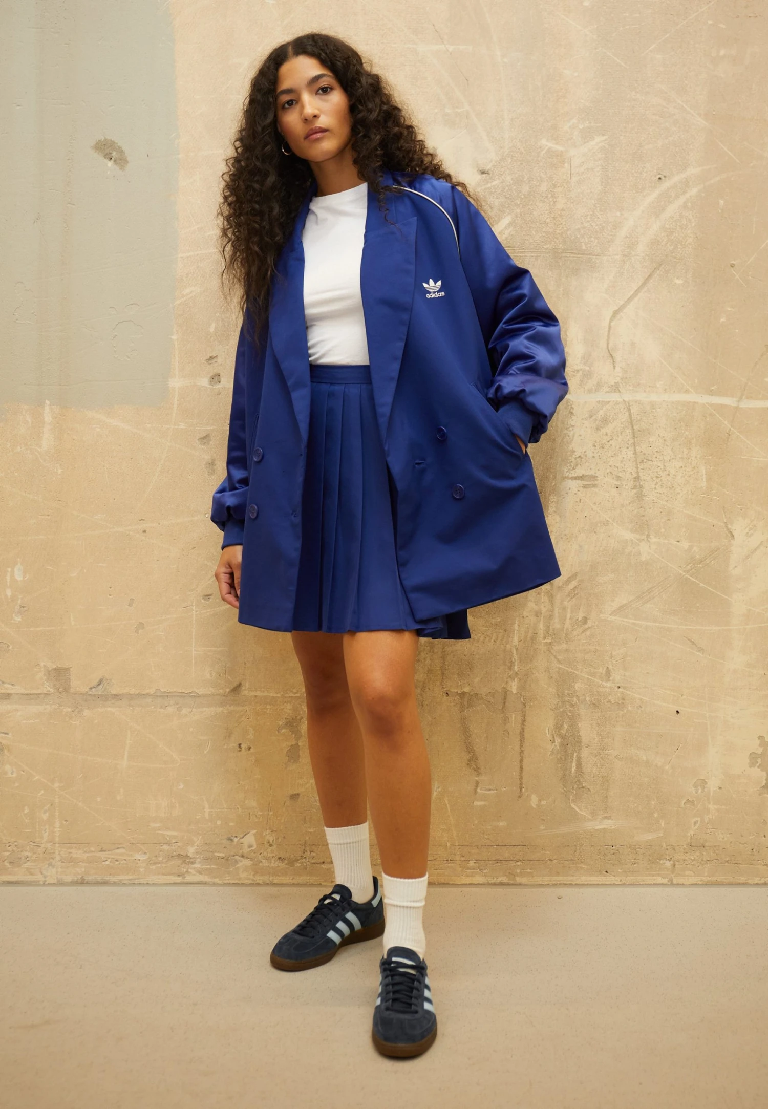 Adidas Originals Originals Varisty- Blazer - Victory Blue 4 Adidas Originals Originals Varisty- Blazer - Victory Blue - Image 2