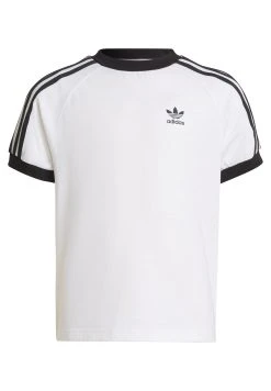 Adidas Originals Stripes- Print T-Shirt - White
