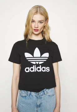 Adidas Originals Trefoil Tee - Print T-Shirt - Black