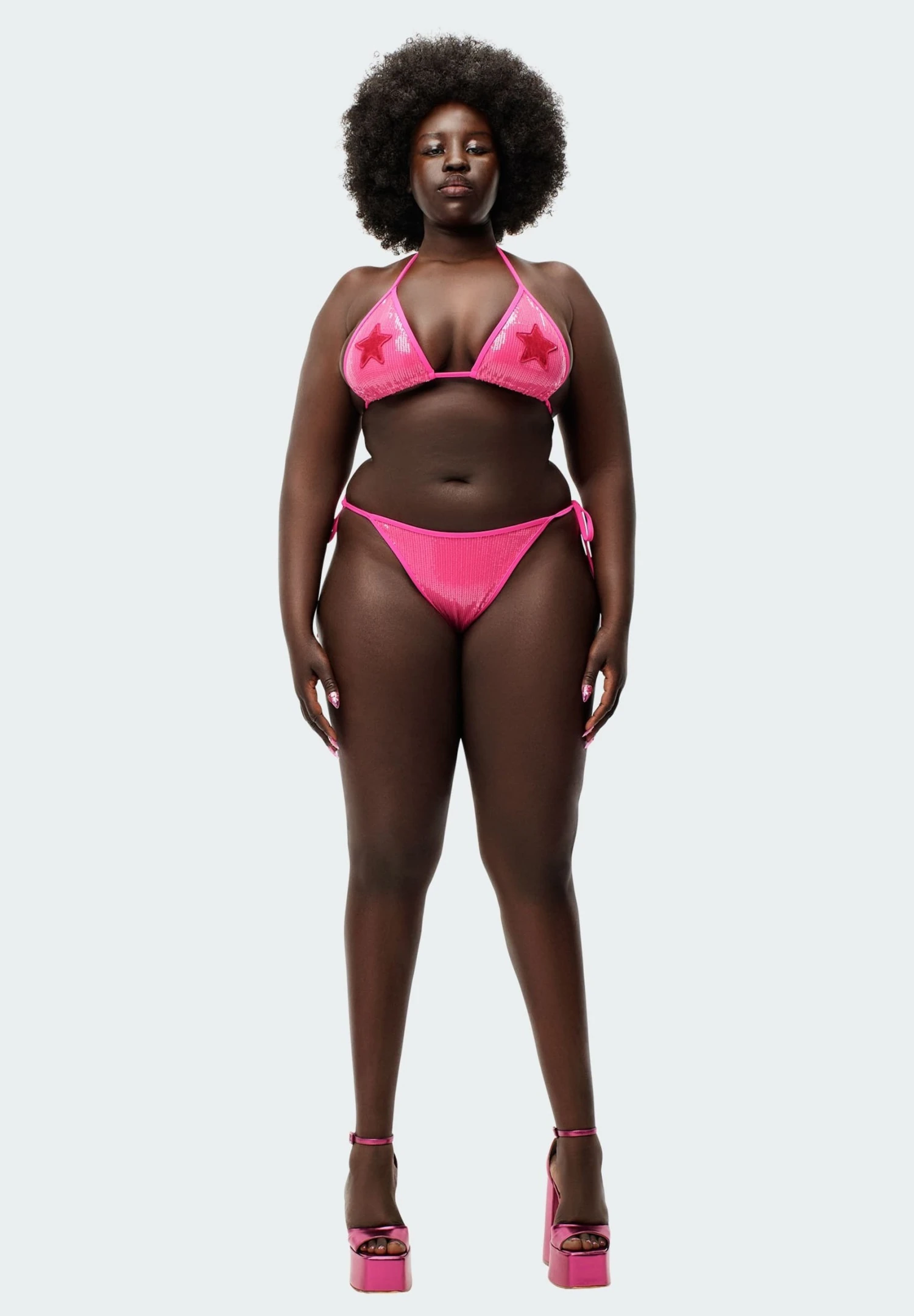 Adidas Originals Ivy Park Sequin Triangle - Bikini Top 3 Adidas Originals Ivy Park Sequin Triangle - Bikini Top