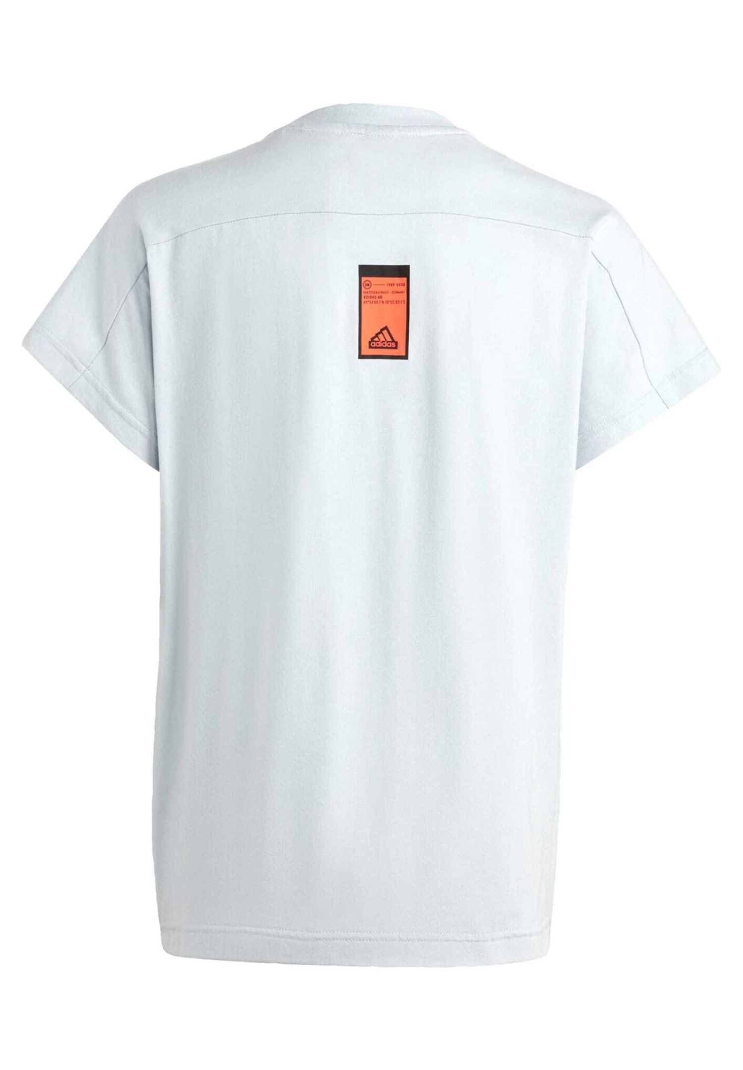 Adidas Sportswear U Ce Q2- Basic T-Shirt - Halo Blue/App Solar Red 6 Adidas Sportswear U Ce Q2- Basic T-Shirt - Halo Blue/App Solar Red - Image 4