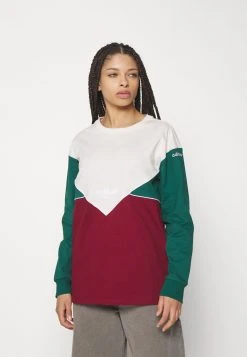Adidas Originals Long Sleeved Top - White/Collegiate Green/Collegiate Burgundy -Adidas Shop 6fe6f649299a4763b4f9912f585348ce