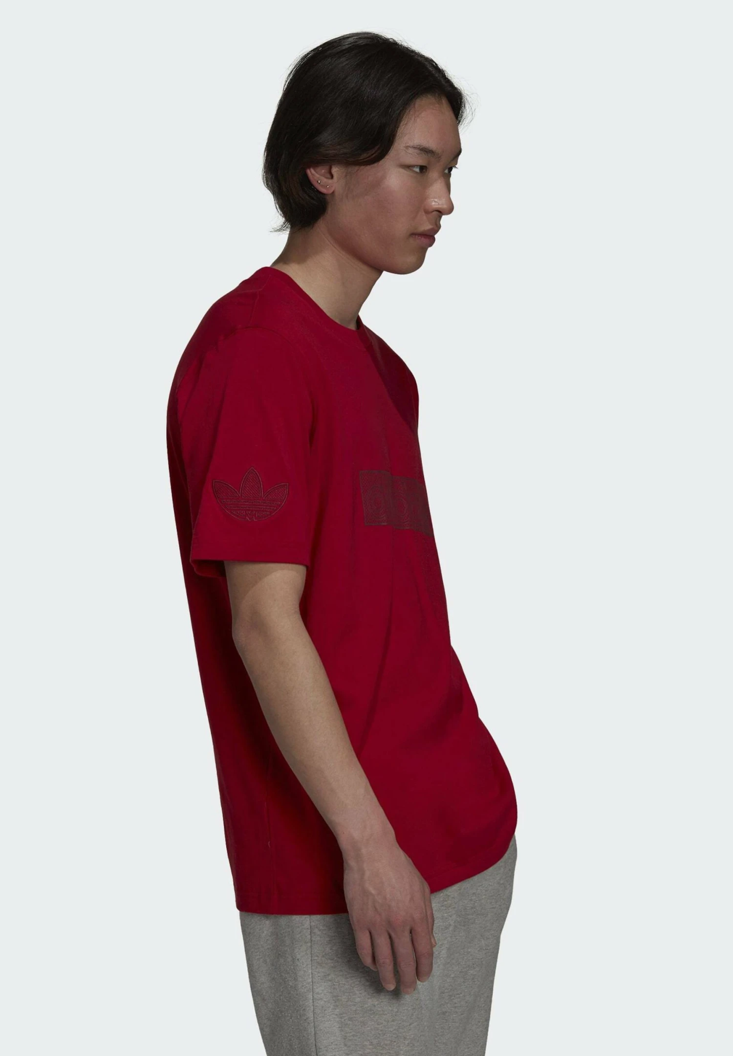 Adidas Originals Print T-Shirt - Red 6 Adidas Originals Print T-Shirt - Red - Image 4