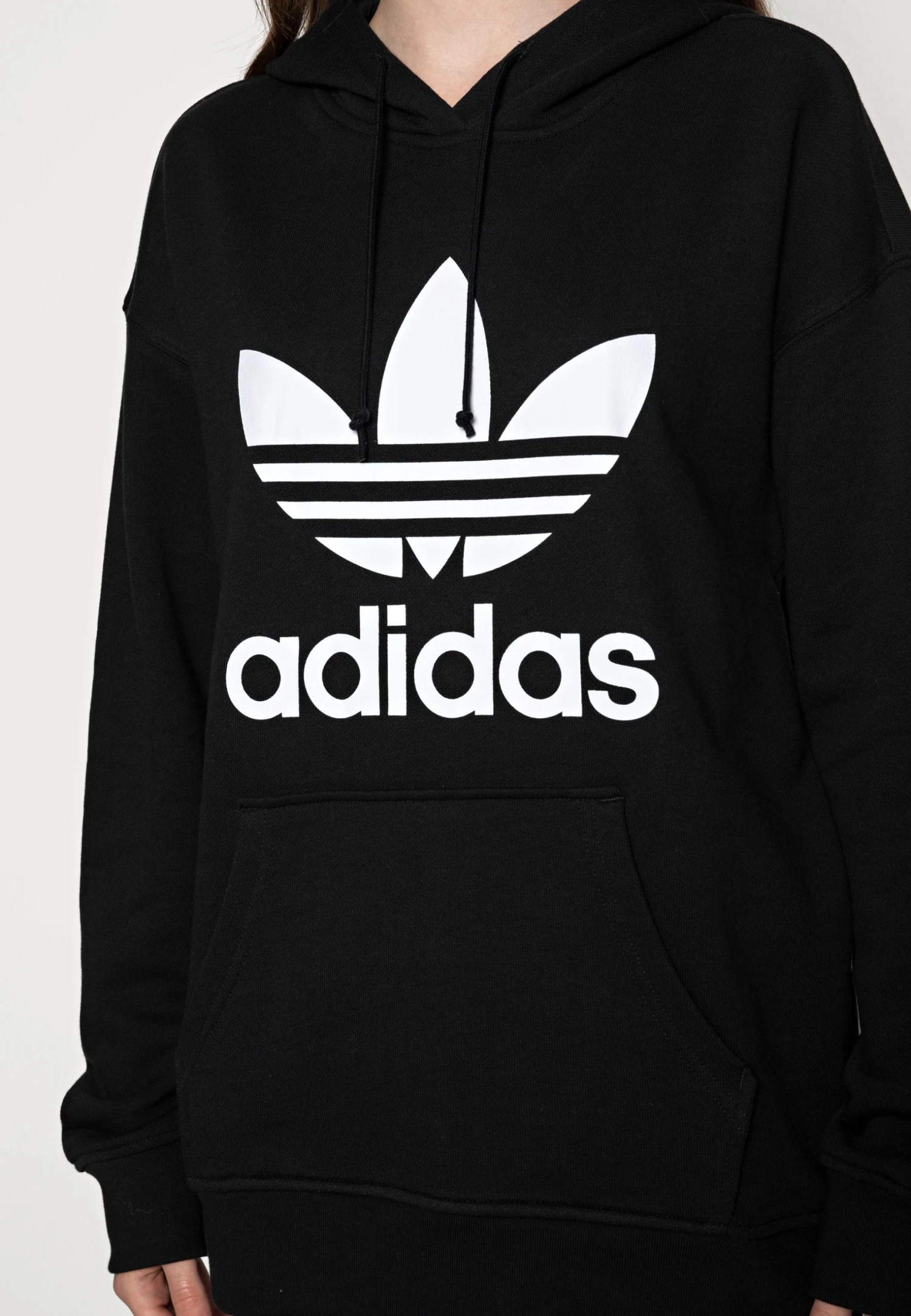 Adidas Originals Hoodie - Black/White 7 Adidas Originals Hoodie - Black/White - Image 5