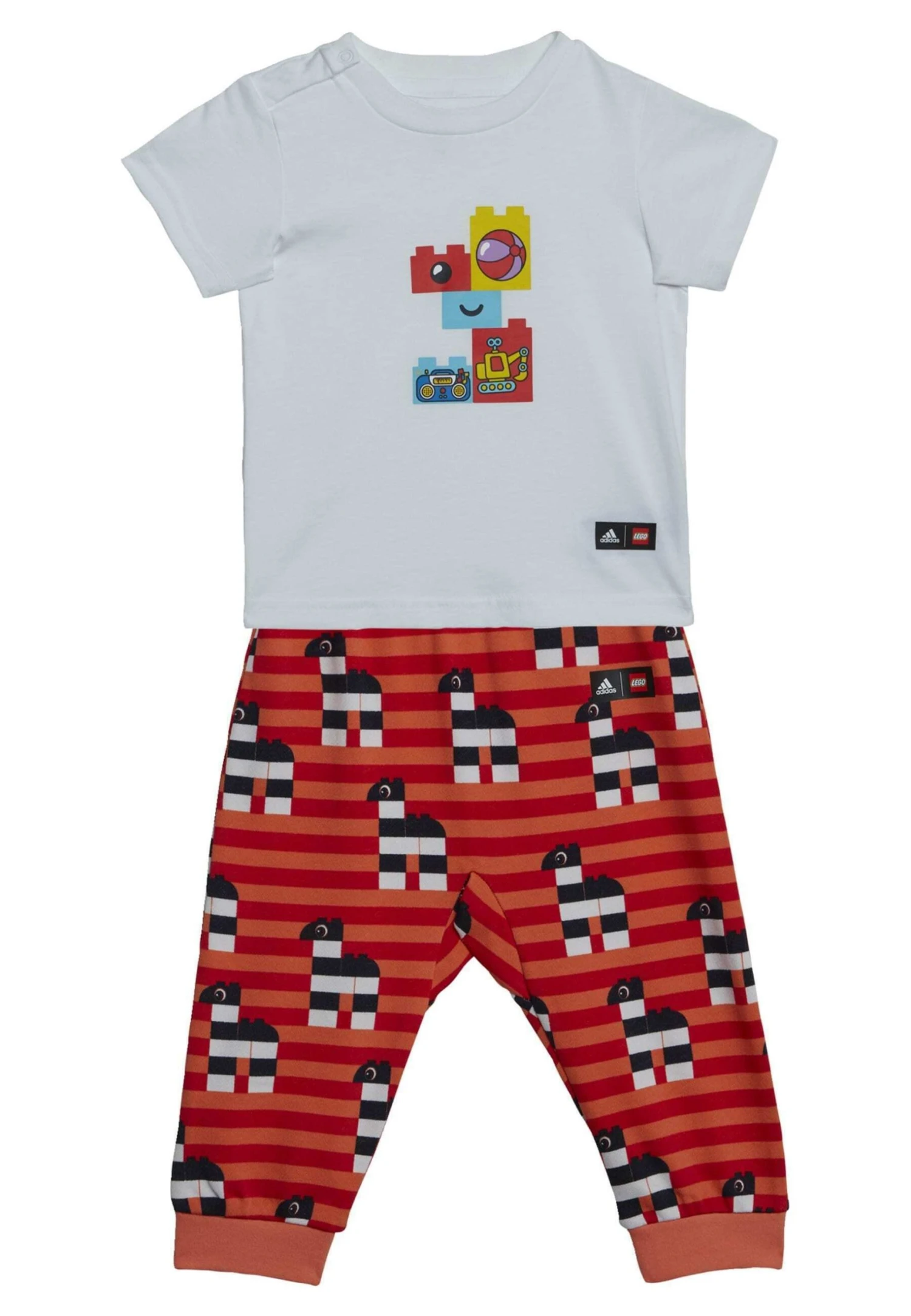 Adidas Sportswear X Lego Play And Set - Tracksuit Bottoms - White 3 Adidas Sportswear X Lego Play And Set - Tracksuit Bottoms - White