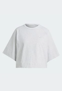 Adidas Originals Premium Essentials- Basic T-Shirt - Light Grey Heather -Adidas Shop 733826656eda4ca9a534eb36aec950a2