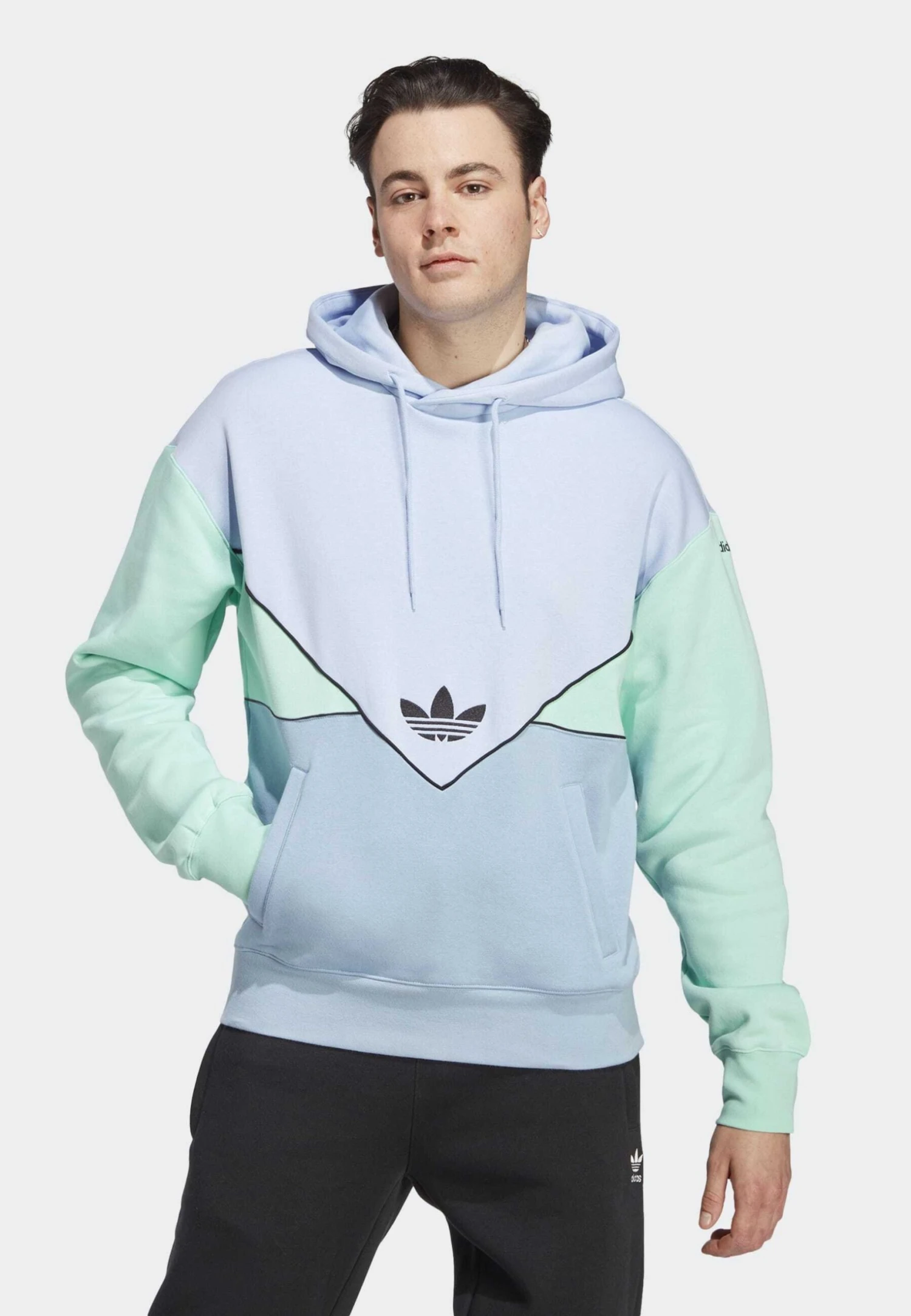 Adidas Originals Hoodie - Blue Dawn Ambient SkyEasy Green 3 Adidas Originals Hoodie - Blue Dawn Ambient SkyEasy Green