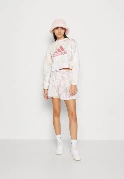 Adidas Sportswear Sweatshirt - White/Pink Strata -Adidas Shop 755d6651aa38439795e53bcd3634d9de