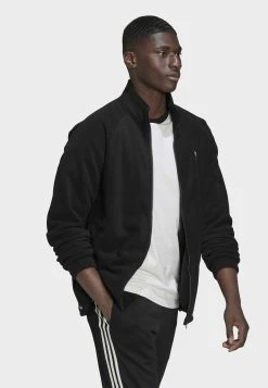 Adidas Originals Trefoil Tedd - Fleece Jacket - Black 11 Adidas Originals Trefoil Tedd - Fleece Jacket - Black -Adidas Shop 75706e83c092401992378de3f03da3c2