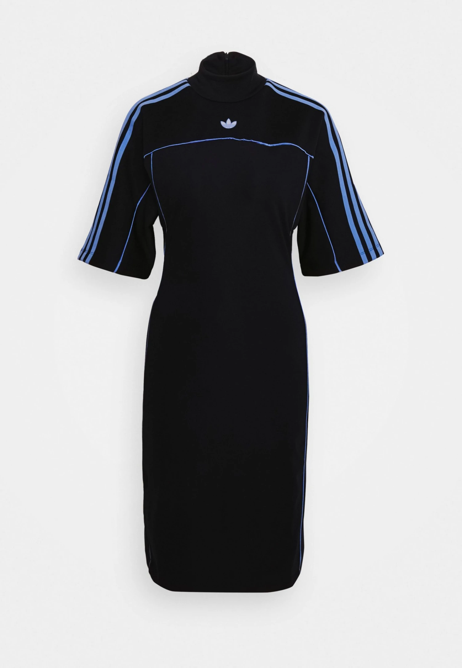 Adidas Originals Cutline Fitted Dress - Jersey Dress - Black 9 Adidas Originals Cutline Fitted Dress - Jersey Dress - Black - Image 7