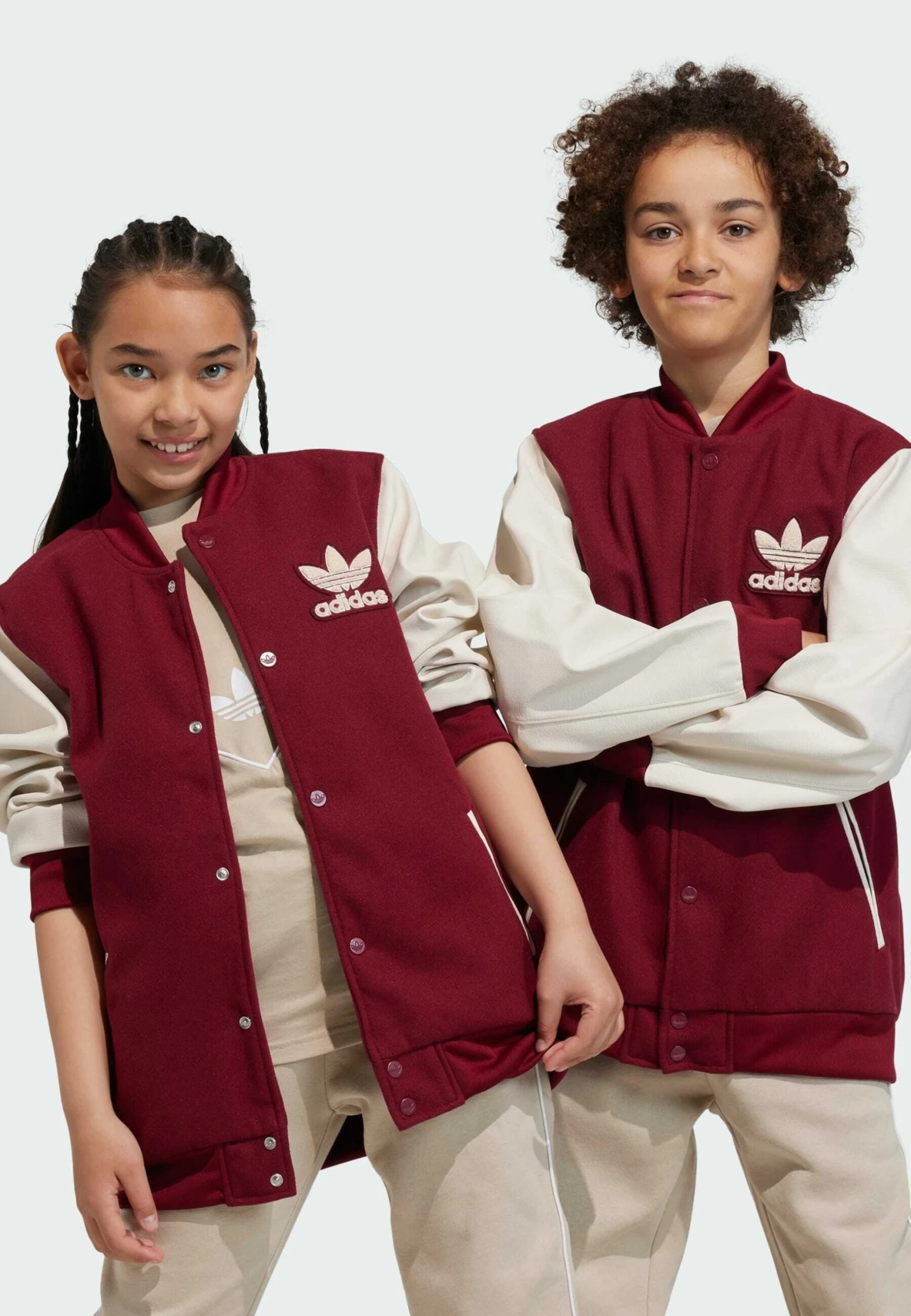 Adidas Originals Junior Unisex - Bomber Jacket - Collegiate Burgundy 3 Adidas Originals Junior Unisex - Bomber Jacket - Collegiate Burgundy
