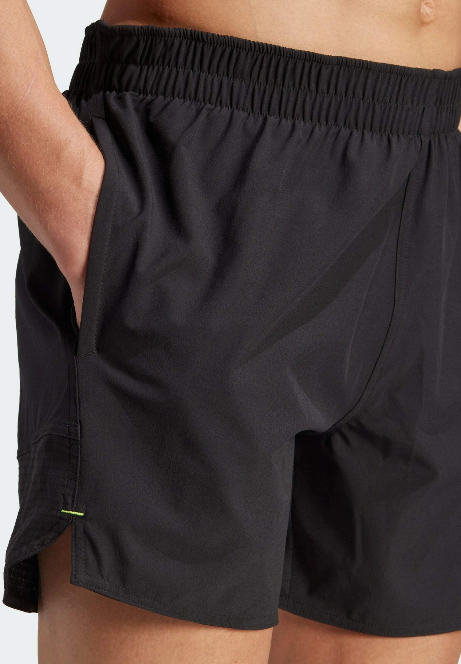 Adidas Sportswear Versatile - Swimming Shorts - Black/Lucid Lemon 5 Adidas Sportswear Versatile - Swimming Shorts - Black/Lucid Lemon - Image 3