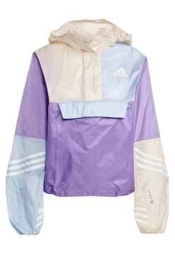Adidas Sportswear Wind Rdy Hooded Anorak - Windbreaker - FusionQuartzBlue Dawn -Adidas Shop 794a88b99c1c40f19a6bb95462a3ace3