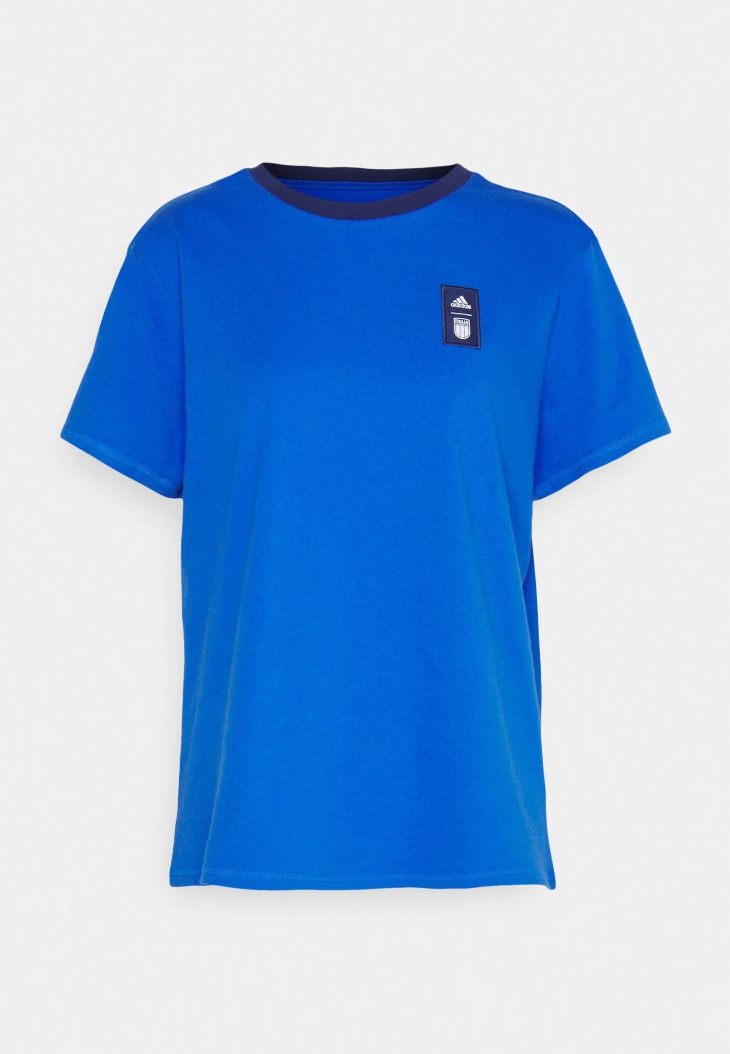 ADIDAS PERFORMANCE Italy Figc Tee - National Team Wear - Blue 7 ADIDAS PERFORMANCE Italy Figc Tee - National Team Wear - Blue - Image 5