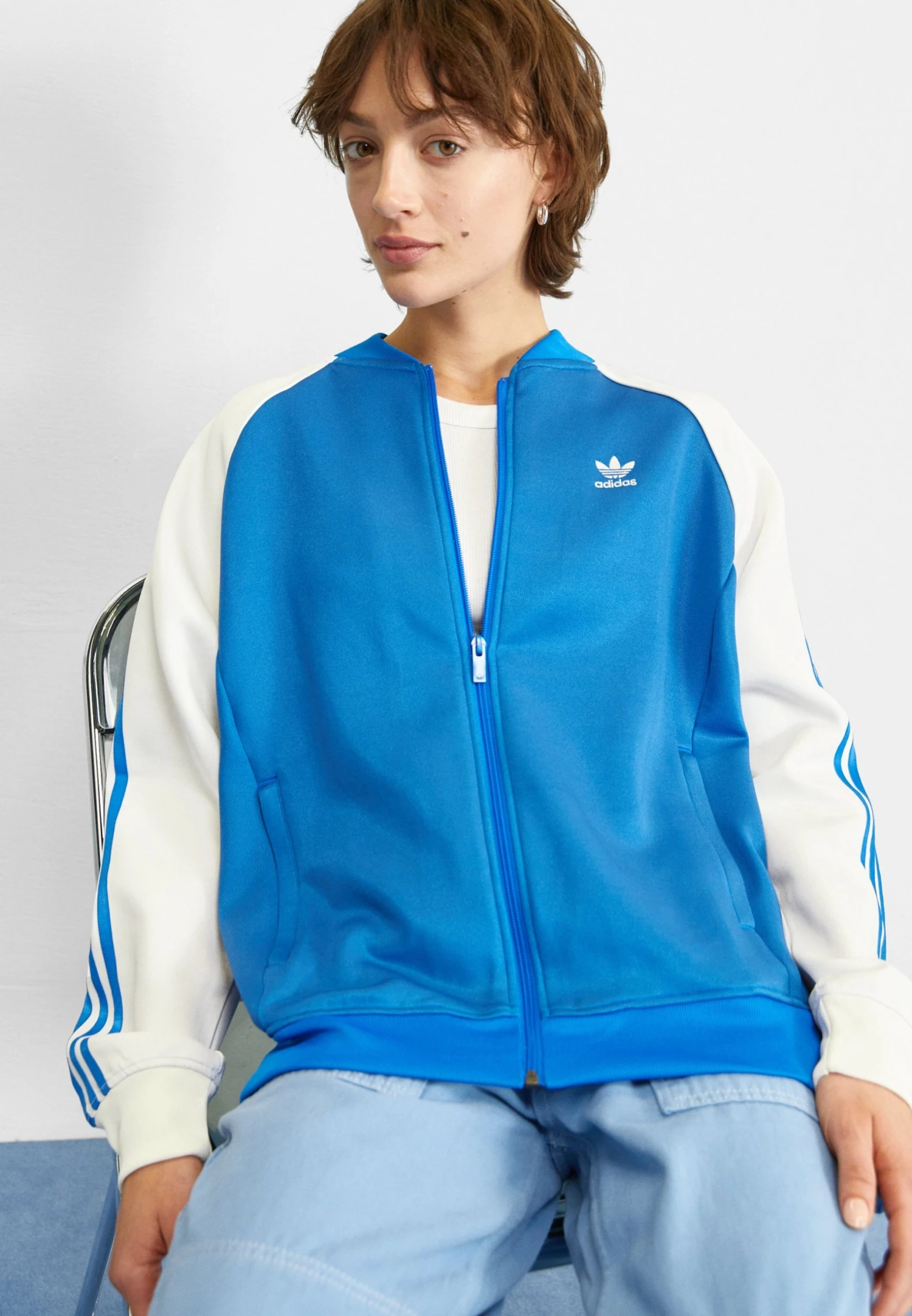 Adidas Originals Sst Tt Os - Training Jacket - Blue Bird 3 Adidas Originals Sst Tt Os - Training Jacket - Blue Bird