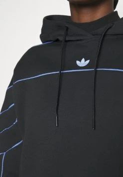 Adidas Originals Archive Cutline Cropped Hoodie - Sweatshirt - Black -Adidas Shop 7a89235c6e6a4bb5a2f840681cfda9ce