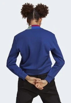 Adidas Originals Originals Collar- Sweatshirt - Victory Blue -Adidas Shop 7aac1da1be6e4ff38c1697037f519b1f