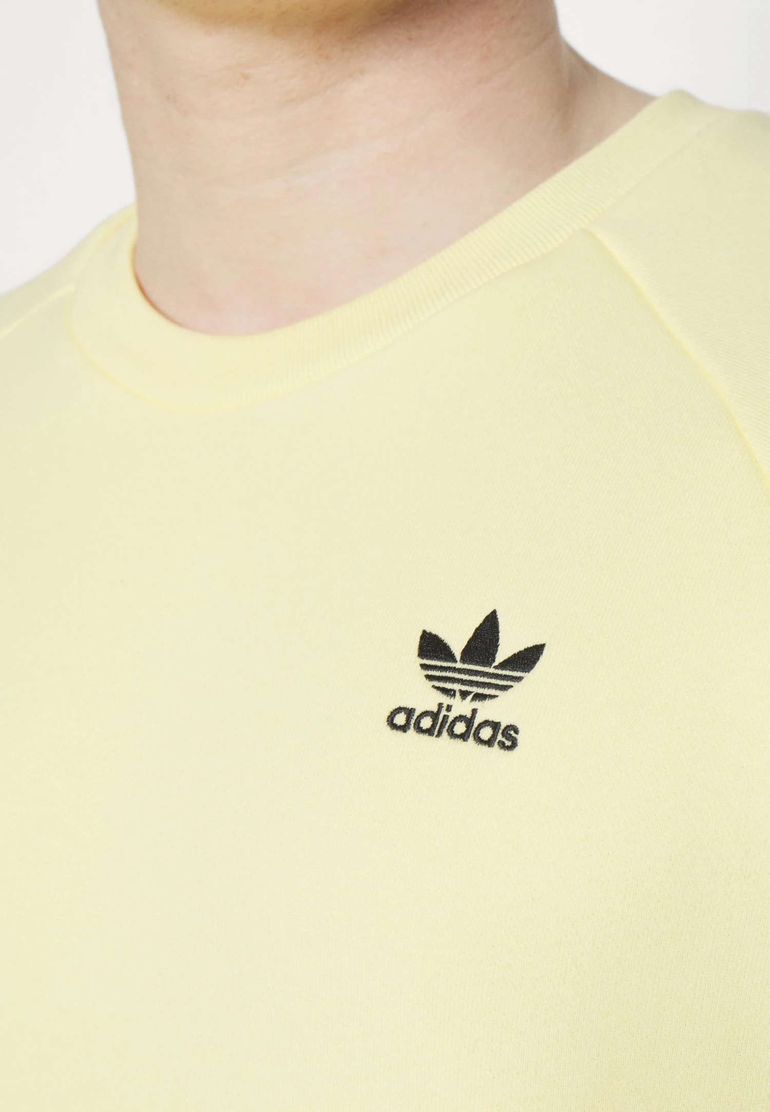 Adidas Originals Essential Crew - Sweatshirt - Almost Yellow 9 Adidas Originals Essential Crew - Sweatshirt - Almost Yellow - Image 7