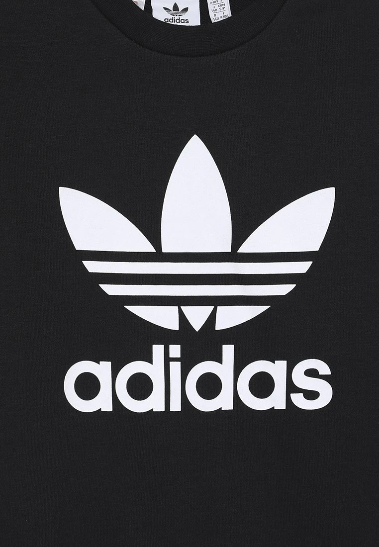 Adidas Originals Trefoil Crew - Sweatshirt - Black/White 6 Adidas Originals Trefoil Crew - Sweatshirt - Black/White - Image 4