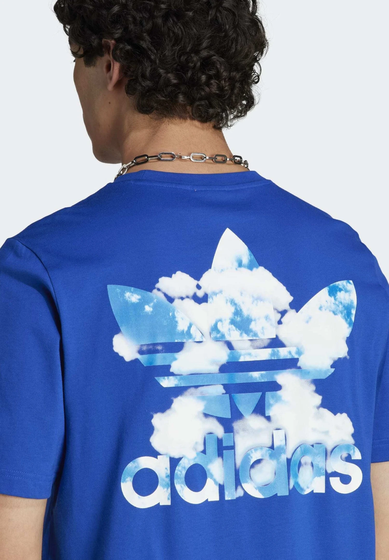 Adidas Originals Graphics Cloudy Trefoil - Print T-Shirt - Collegiate Royal 6 Adidas Originals Graphics Cloudy Trefoil - Print T-Shirt - Collegiate Royal - Image 4