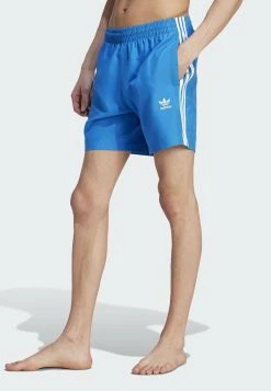 Adidas Originals Stripes - Swimming Shorts - Blue Bird