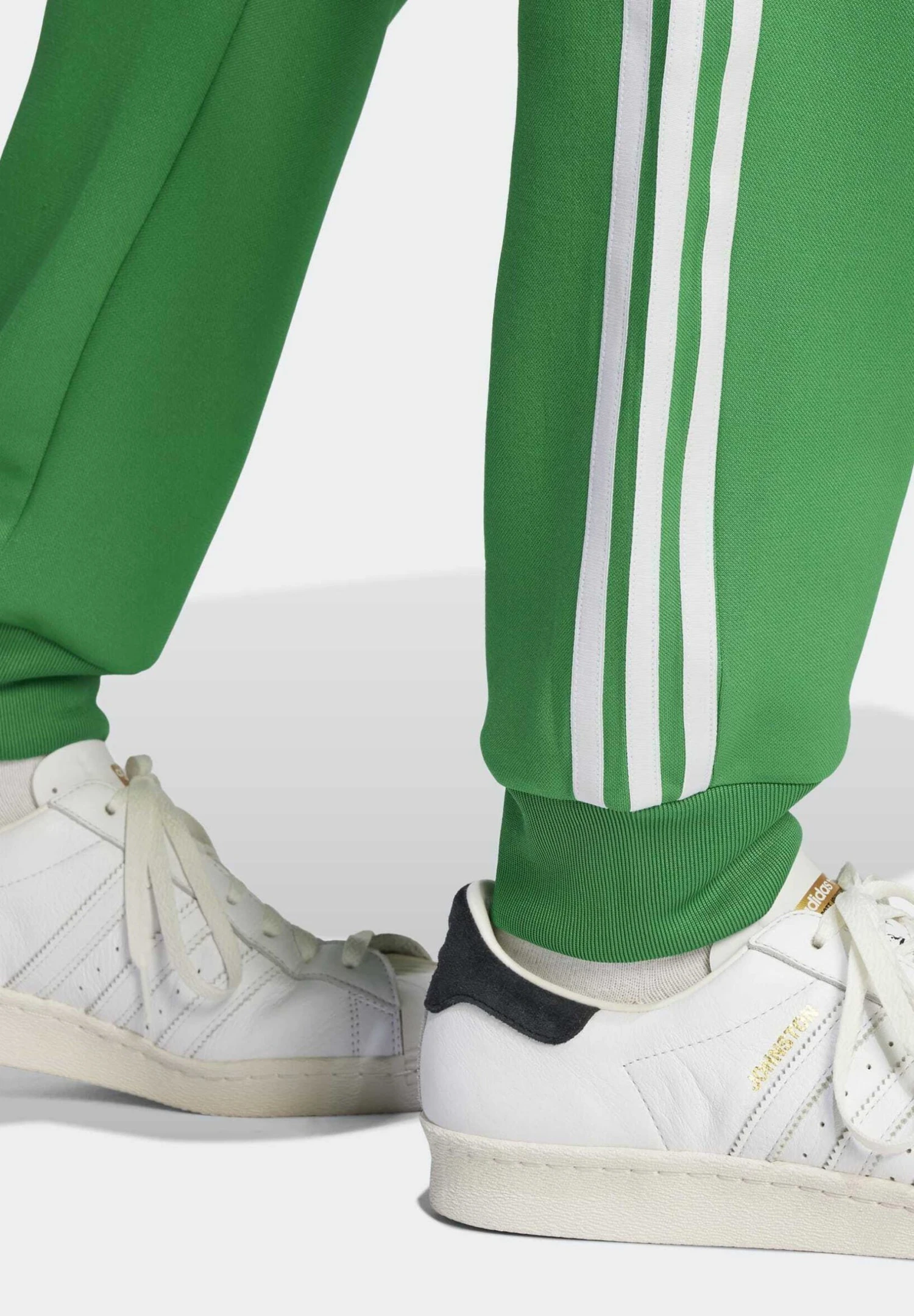 Adidas Originals Adicolor Classics+ Sst - Tracksuit Bottoms - Green Silver Metallic White 6 Adidas Originals Adicolor Classics+ Sst - Tracksuit Bottoms - Green Silver Metallic White - Image 4