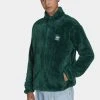 Adidas Originals EssTt Fluffy - Fleece Jacket - Dark Green 2 Adidas Originals EssTt Fluffy - Fleece Jacket - Dark Green -Adidas Shop 7e9115c211b44d2da6f3223469e534b3
