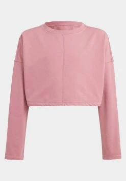 Adidas Sportswear Yoga Aeroready Cropped - Sweatshirt - Pink Strata -Adidas Shop 82b269d93f1d42a8ac4be01ee2bb936d