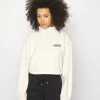 Adidas Originals Cropped - Fleece Jumper - White -Adidas Shop 83287f3c073a48139b34ea8bafe98910