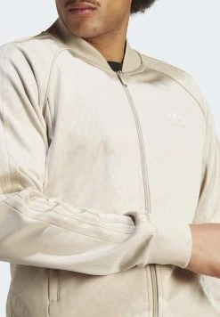 Adidas Originals Graphics Monogram Sst Track - Zip-Up Sweatshirt - Beige -Adidas Shop 83a818a77f064d70b7aeeda1ee74487a