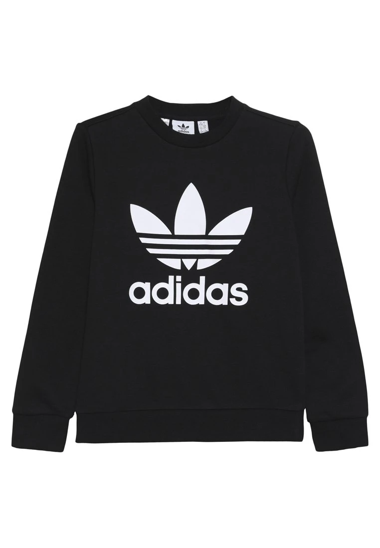 Adidas Originals Trefoil Crew - Sweatshirt - Black/White 7 Adidas Originals Trefoil Crew - Sweatshirt - Black/White - Image 5