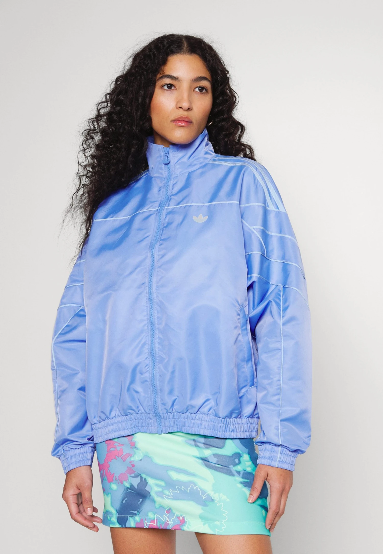 Adidas Originals Archive Cutline- Bomber Jacket - Blue Fusion 5 Adidas Originals Archive Cutline- Bomber Jacket - Blue Fusion - Image 3