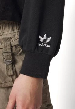 Adidas Originals Big Logo Hoodie 2 In 1 - Sweatshirt - Black -Adidas Shop 846cf6f8f1534abc8d9d8bd90f7ca29b