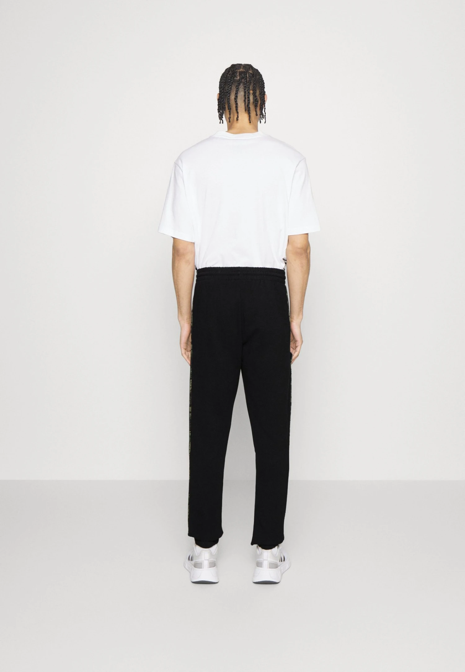 Adidas Sportswear Tracksuit Bottoms - Black/Olive Strata 5 Adidas Sportswear Tracksuit Bottoms - Black/Olive Strata - Image 3