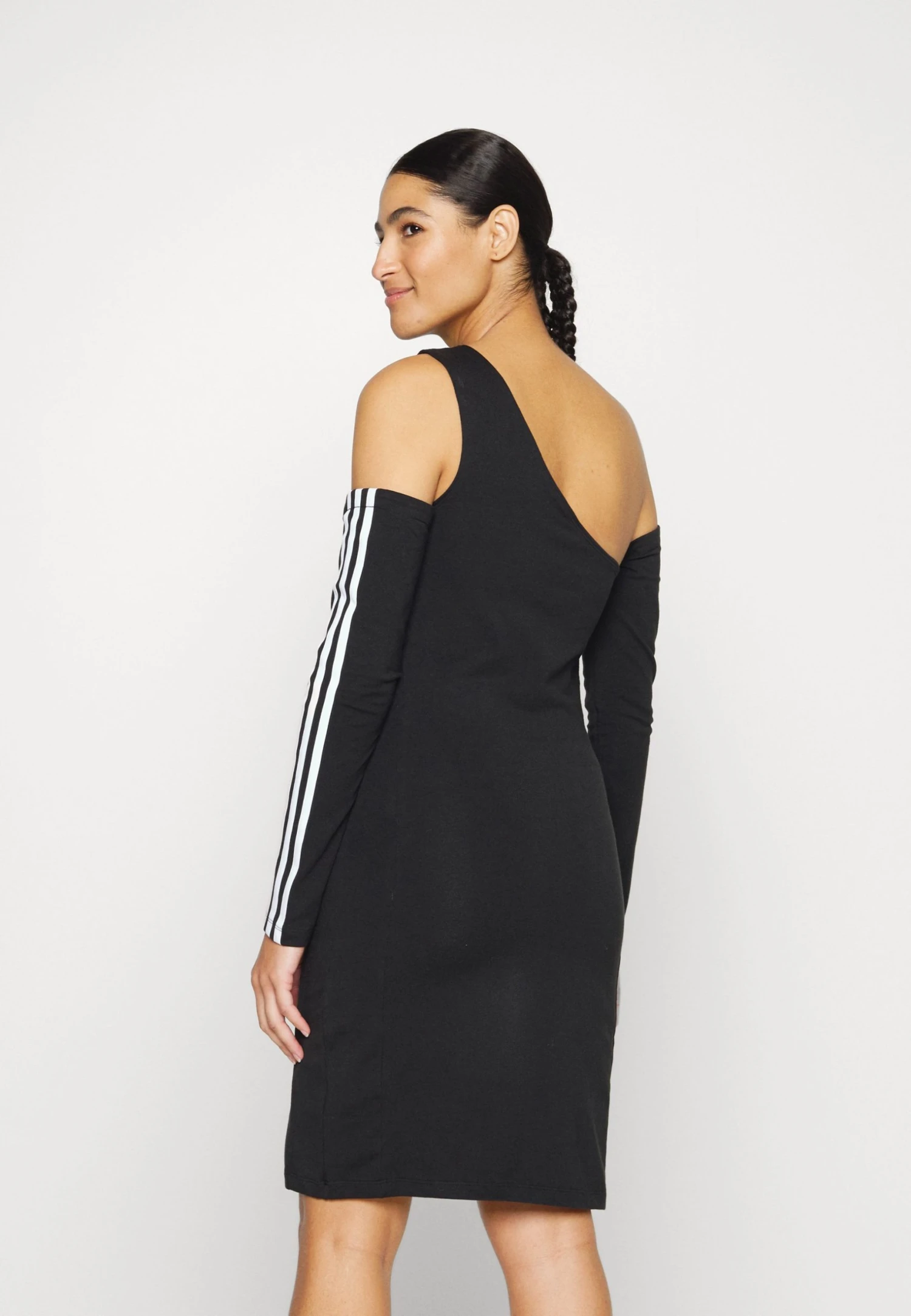 Adidas Originals Cutout Dress - Jersey Dress - Black 6 Adidas Originals Cutout Dress - Jersey Dress - Black - Image 4