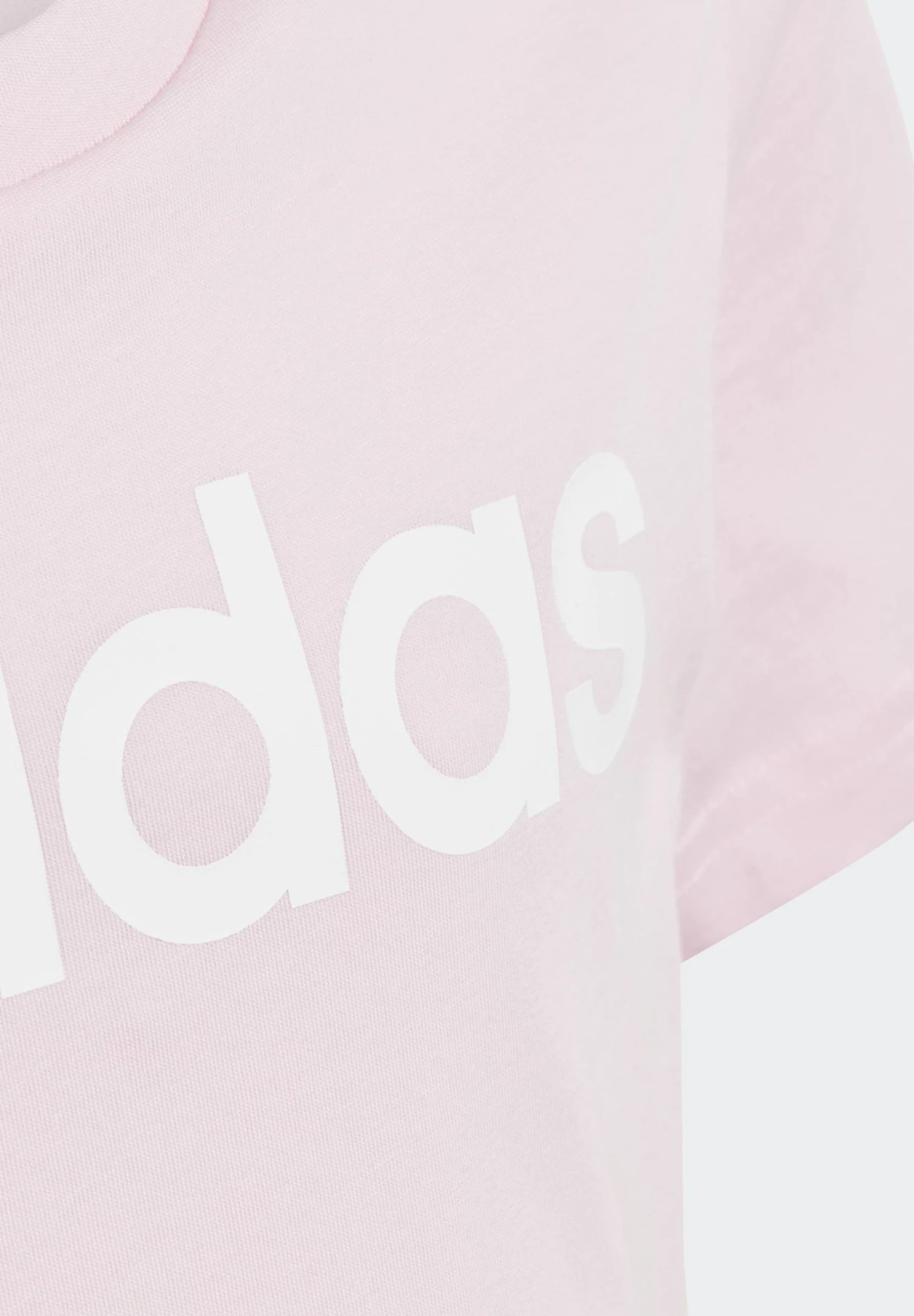 Adidas Sportswear Essentials Linear LogoSlim Fit - Print T-Shirt - Clear Pink White 5 Adidas Sportswear Essentials Linear LogoSlim Fit - Print T-Shirt - Clear Pink White - Image 3