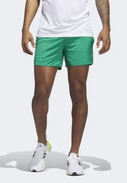 ADIDAS PERFORMANCE Run Icons 3 Bar Logo - Sports Shorts - Court Green